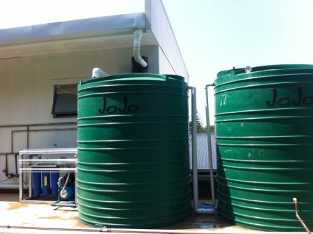 15000l Deluxe rainwater harvesting installation 